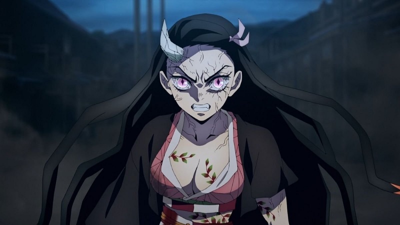 Nhân vật Zezuko khi cô hóa quỷ 